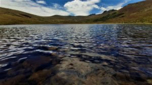 Laguna en páramo de Fierro Urco