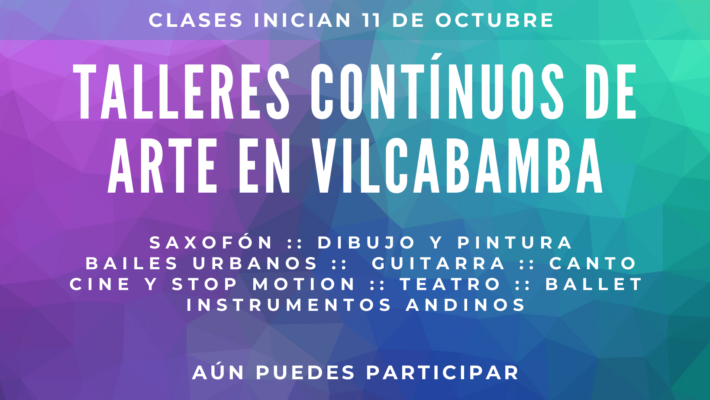 Talleres de Arte de la Casa de la Cultura en Vilcabamba